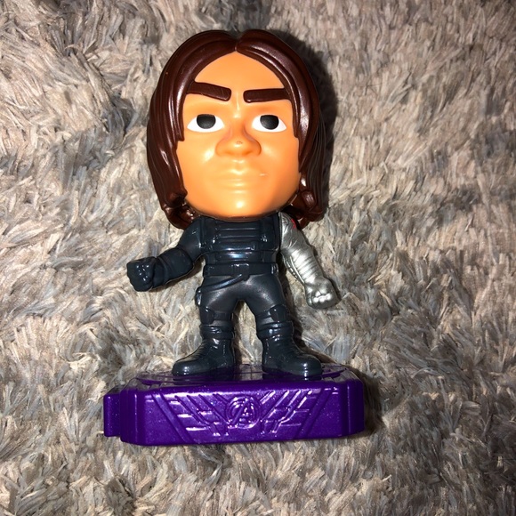 Mcds Avengers Figurines 4" Mobile Minis Set of 6 Hulk,Falcon,soldier,ant,funko.. - Picture 5 of 7